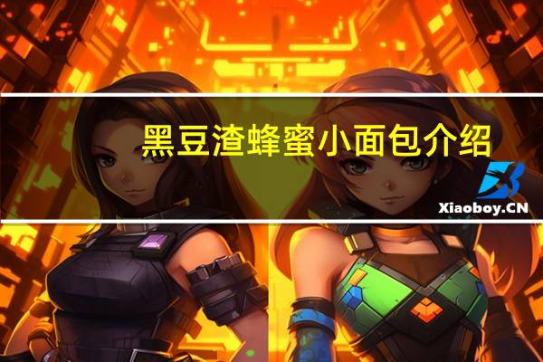 黑豆渣蜂蜜小面包介绍