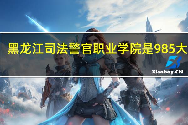 黑龙江司法警官职业学院是985大学吗
