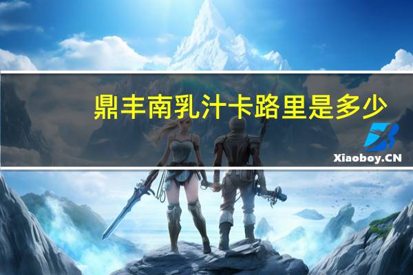 鼎丰南乳汁卡路里是多少
