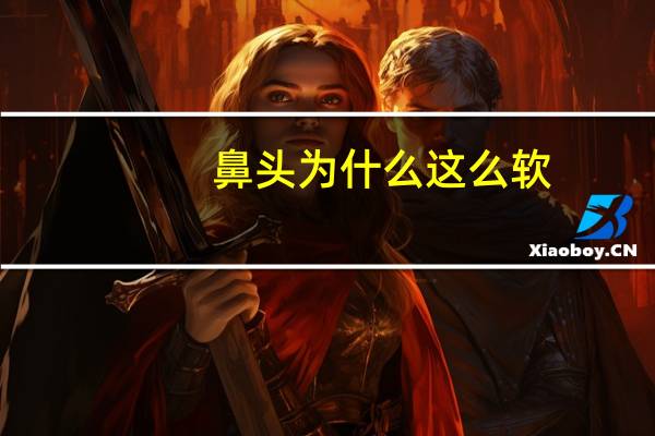 鼻头为什么这么软，软鼻子的什么鸟
