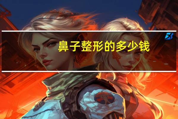 鼻子整形的多少钱，鼻子整容需要多少钱