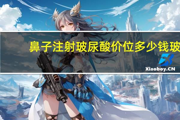 鼻子注射玻尿酸价位多少钱 玻尿酸隆鼻多少钱一针