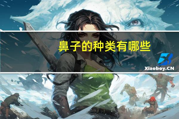 鼻子的种类有哪些？中国鼻型分类