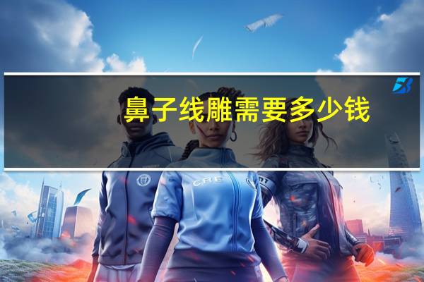 鼻子线雕需要多少钱(线雕隆鼻好不好啊)