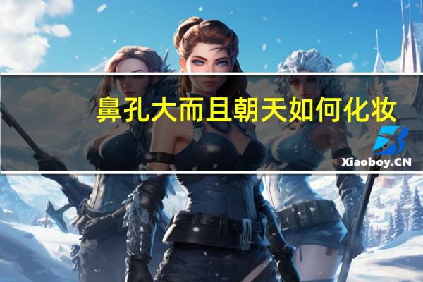 鼻孔大而且朝天如何化妆