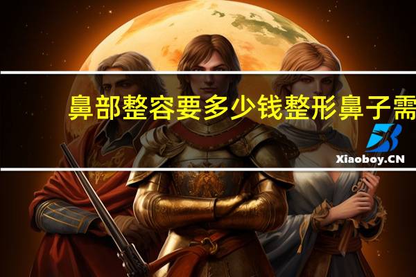 鼻部整容要多少钱 整形鼻子需要多少钱