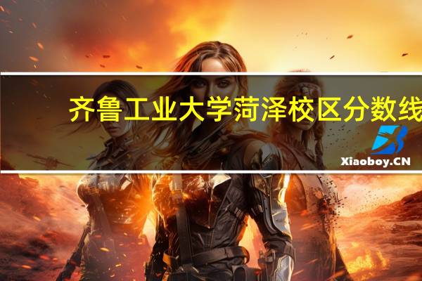 齐鲁工业大学菏泽校区分数线