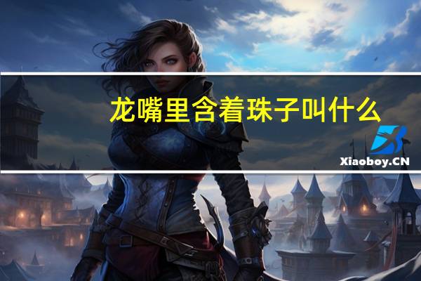 龙嘴里含着珠子叫什么
