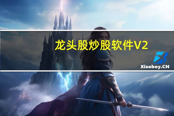 龙头股炒股软件 V2.0.1 官方版（龙头股炒股软件 V2.0.1 官方版功能简介）