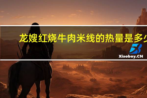龙嫂 红烧牛肉米线的热量是多少