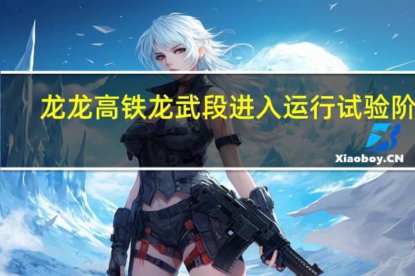 龙龙高铁龙武段进入运行试验阶段