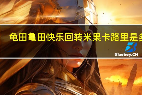 龟田 亀田 快乐回转米果卡路里是多少