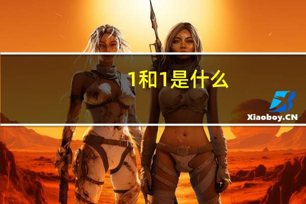 -1和1是什么