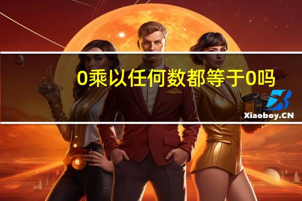 0乘以任何数都等于0吗