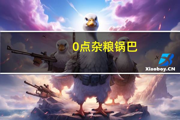 0点 杂粮锅巴(烧烤味)的热量是多少