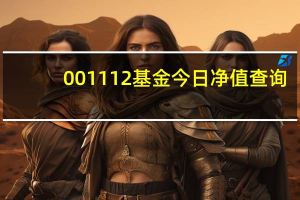 001112基金今日净值查询（001112基金今天净值）
