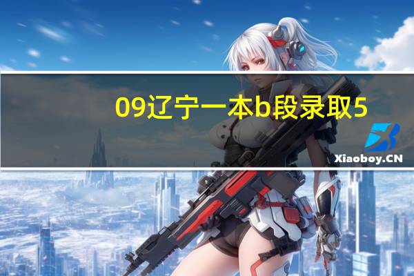 09辽宁一本b段录取5