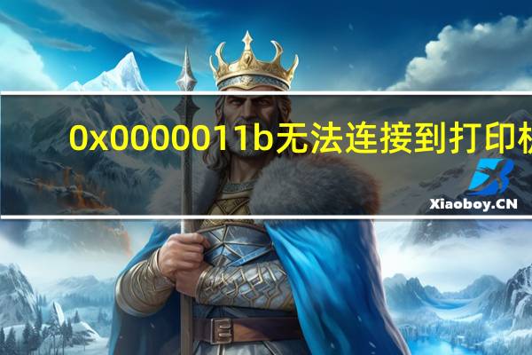 0x0000011b无法连接到打印机(0X0000008e)