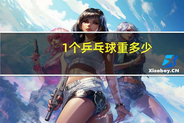 1个乒乓球重多少