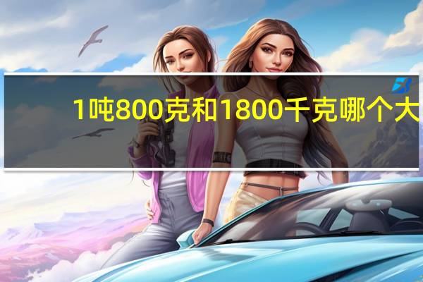 1吨800克和1800千克哪个大