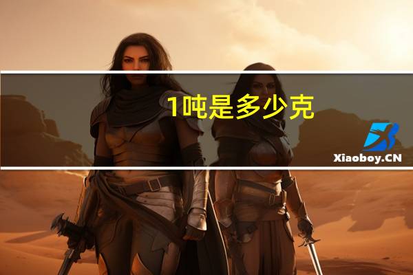1吨是多少克