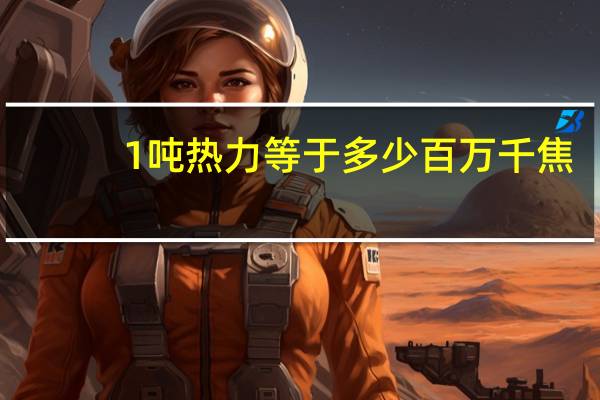 1吨热力等于多少百万千焦（1吨蒸汽等于多少百万千焦）