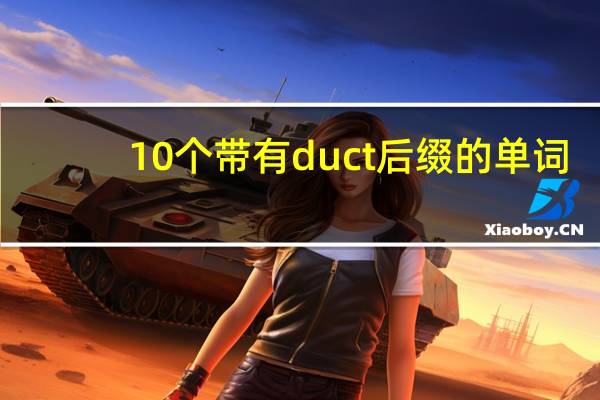 10个带有duct后缀的单词