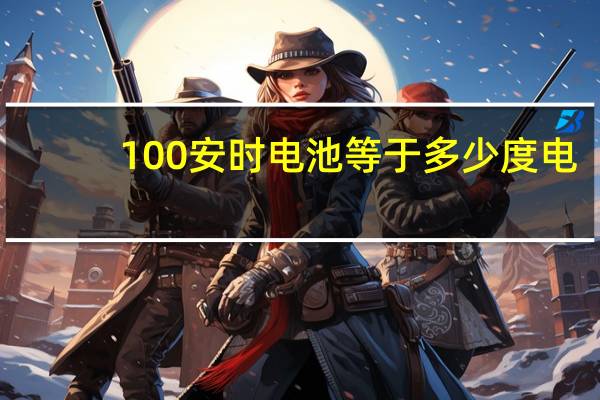 100安时电池等于多少度电