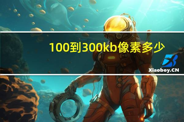 100到300kb像素多少