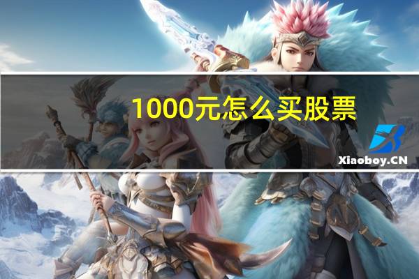 1000元怎么买股票