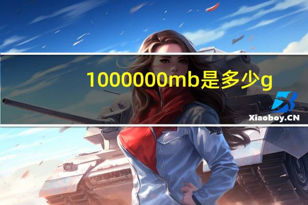 1000000mb是多少g