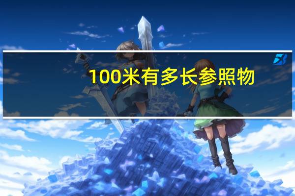 100米有多长参照物