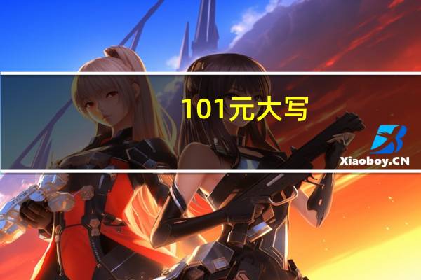 101元大写