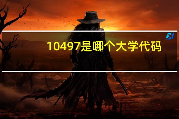 10497是哪个大学代码