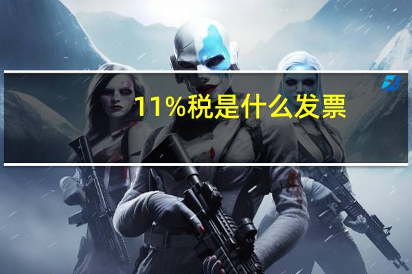 11%税是什么发票