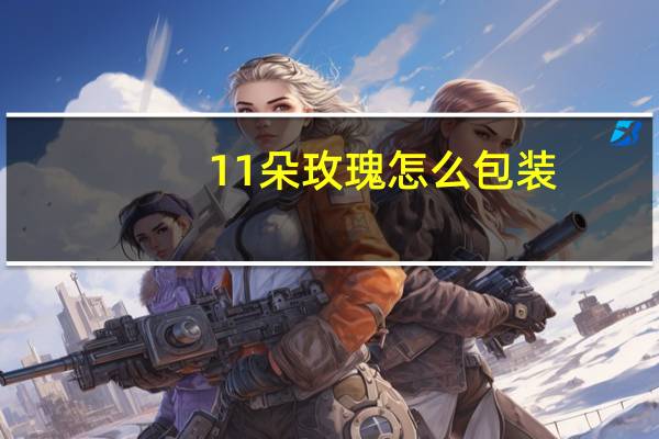 11朵玫瑰怎么包装