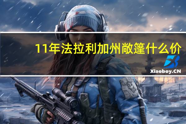 11年法拉利加州敞篷什么价