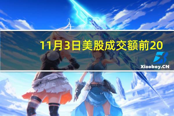 11月3日美股成交额前20：Roku本周上涨逾50%强劲财报受到青睐