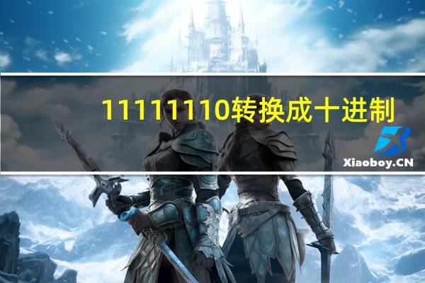 11111110转换成十进制（11 11 11）