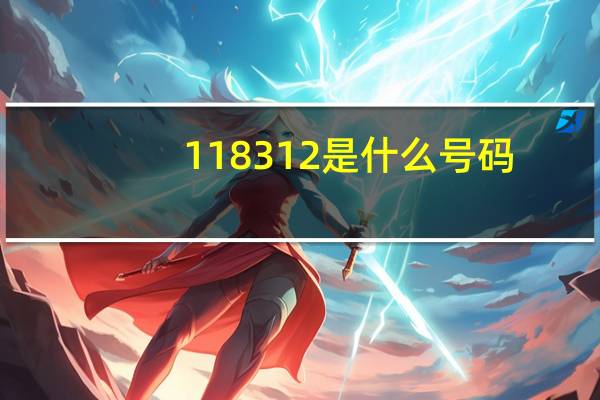 118312是什么号码