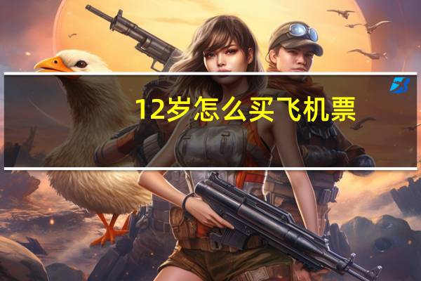 12岁怎么买飞机票