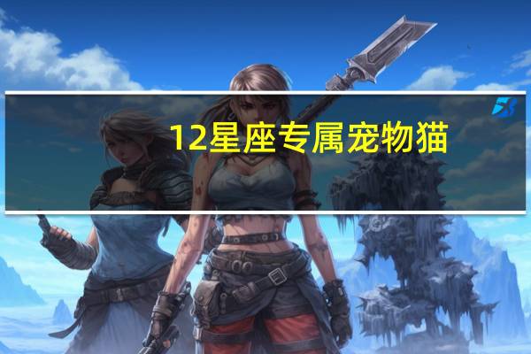 12星座专属宠物猫