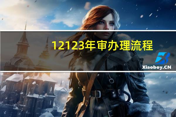 12123年审办理流程