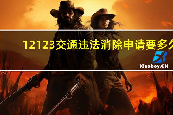 12123交通违法消除申请要多久