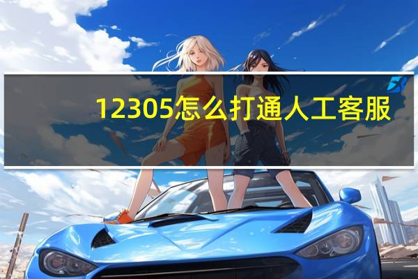 12305怎么打通人工客服