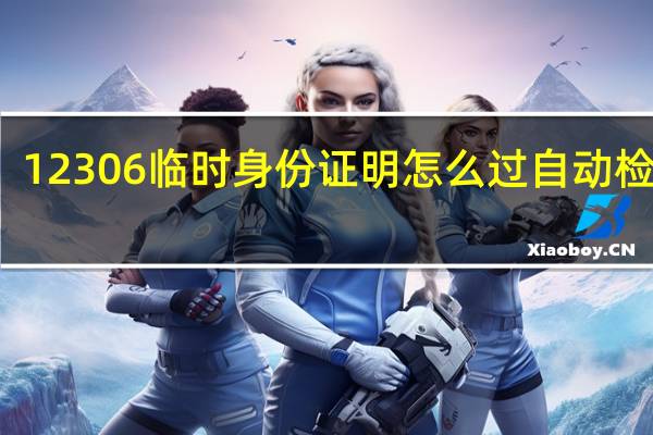 12306临时身份证明怎么过自动检票口