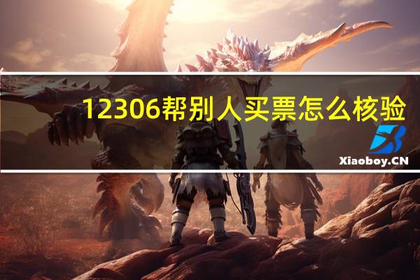 12306帮别人买票怎么核验