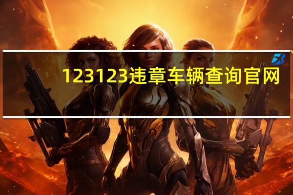 123123违章车辆查询官网（123123违章车辆查询）