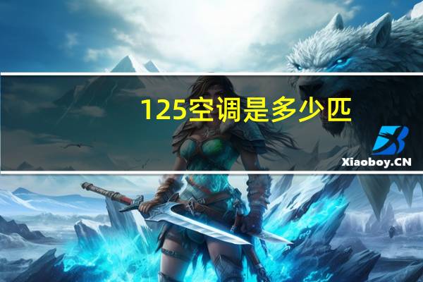 125空调是多少匹