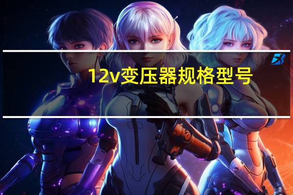 12v变压器规格型号